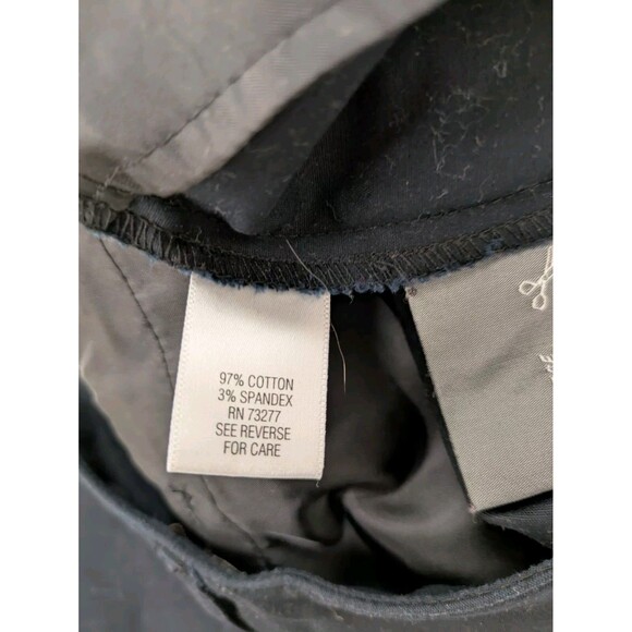 Dana Buchman Black Stretch Straight Leg Dress Pants Women's Size 4 Mid Rise - Picture 7 of 9
